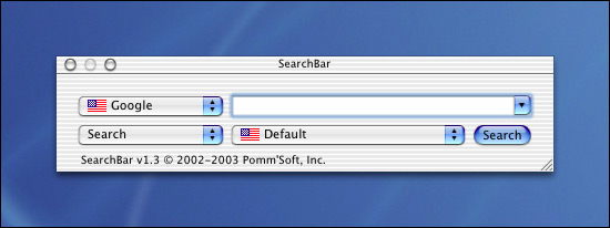 SearchBar main windows